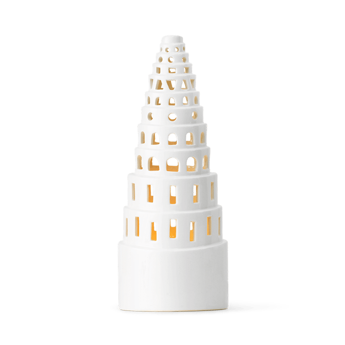 Kähler Urbania Lighthouse High Tower, White, H: 8.9"