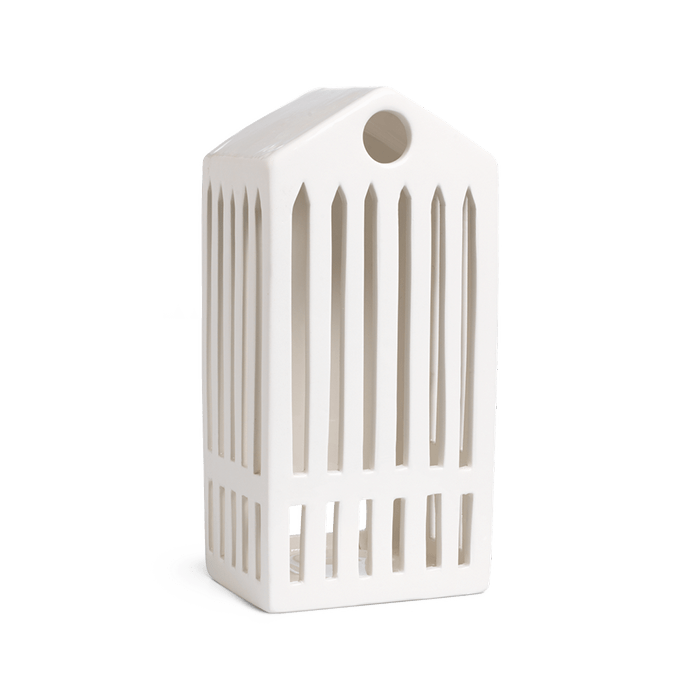 Kähler Urbania Lighthouse Pantheon, White, H: 7.9"