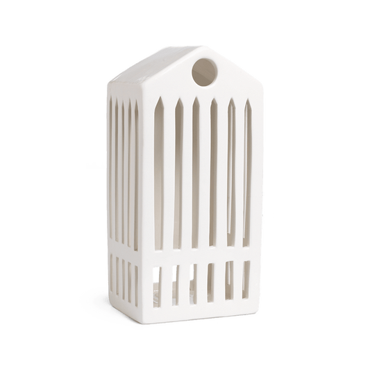 Kähler Urbania Lighthouse Pantheon, White, H: 7.9"