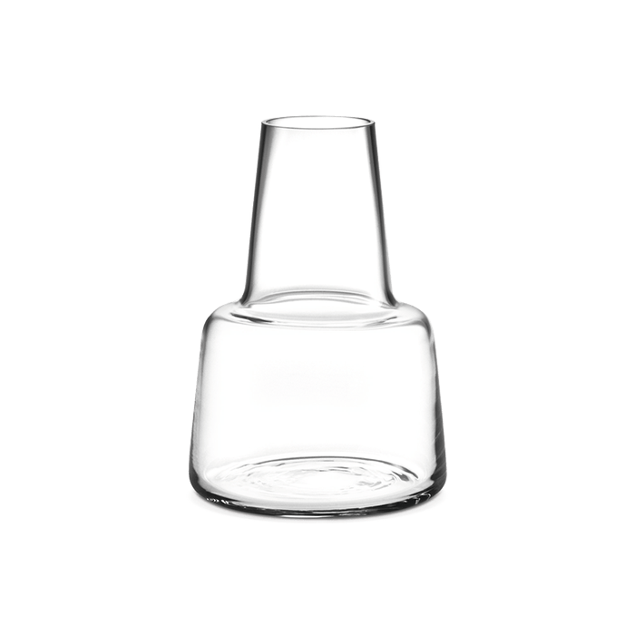 Holmegaard Flora Vase, Clear, H: 4.7"