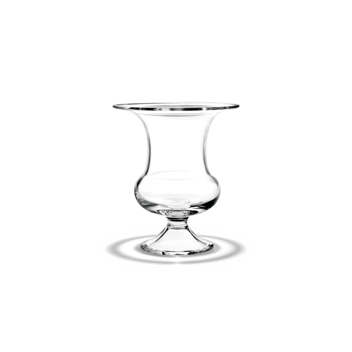Holmegaard Old English Vase, Clear, H: 7.5"