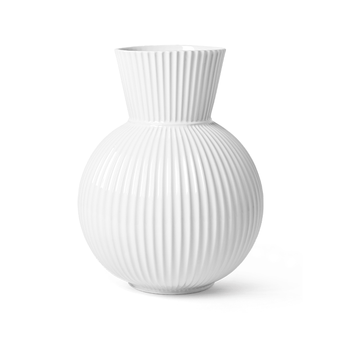 Lyngby Tura Vase, White
