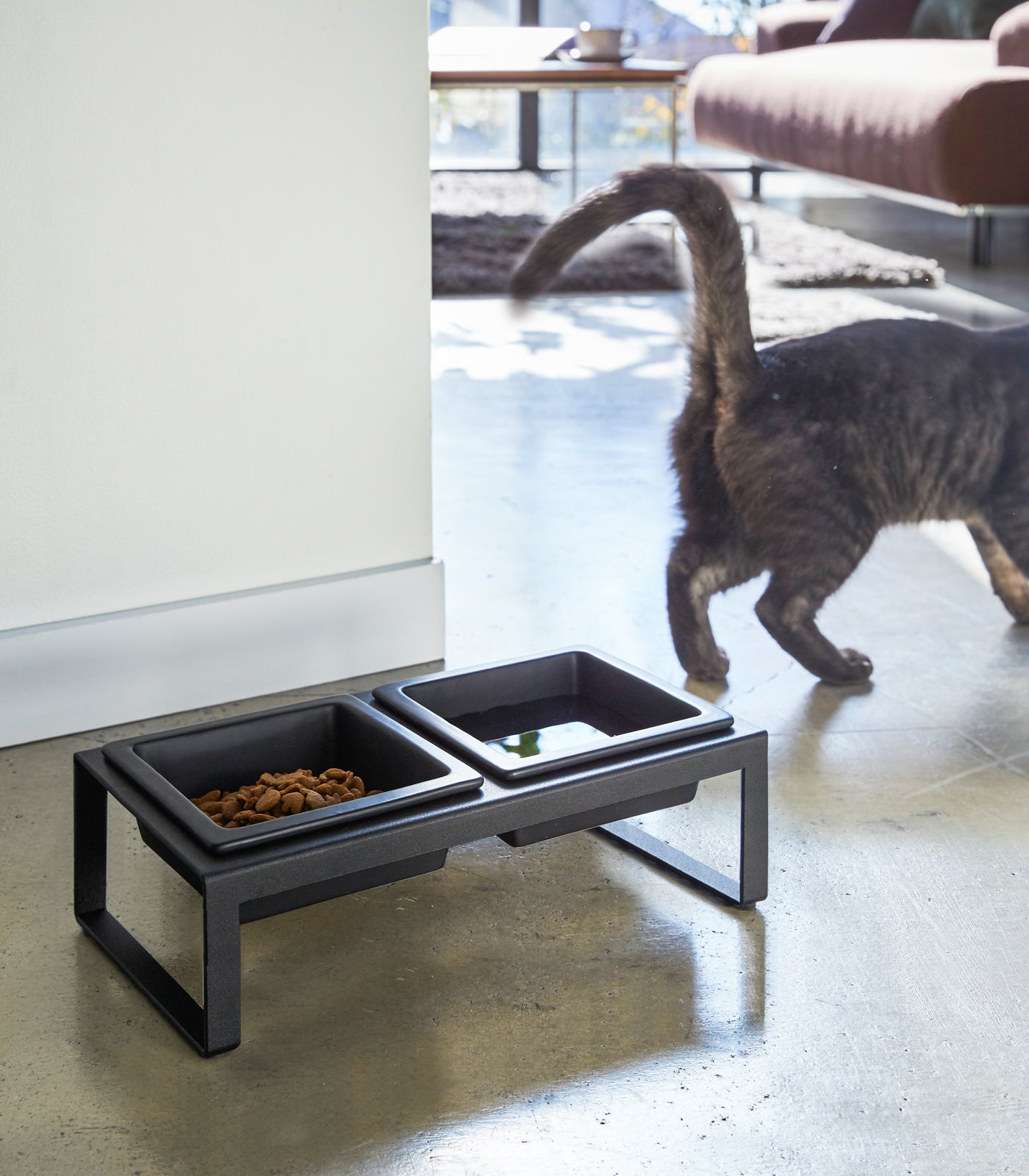 Yamazaki Home Pet Food Bowl - Tall