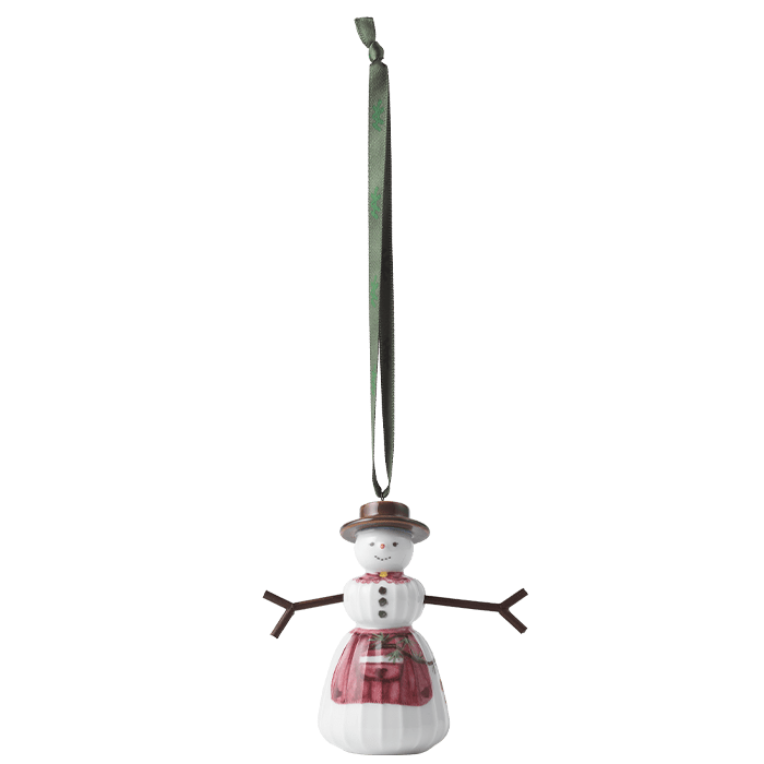 Kähler Hammershøi Christmas Hanging Snowwife, H: 3.5"