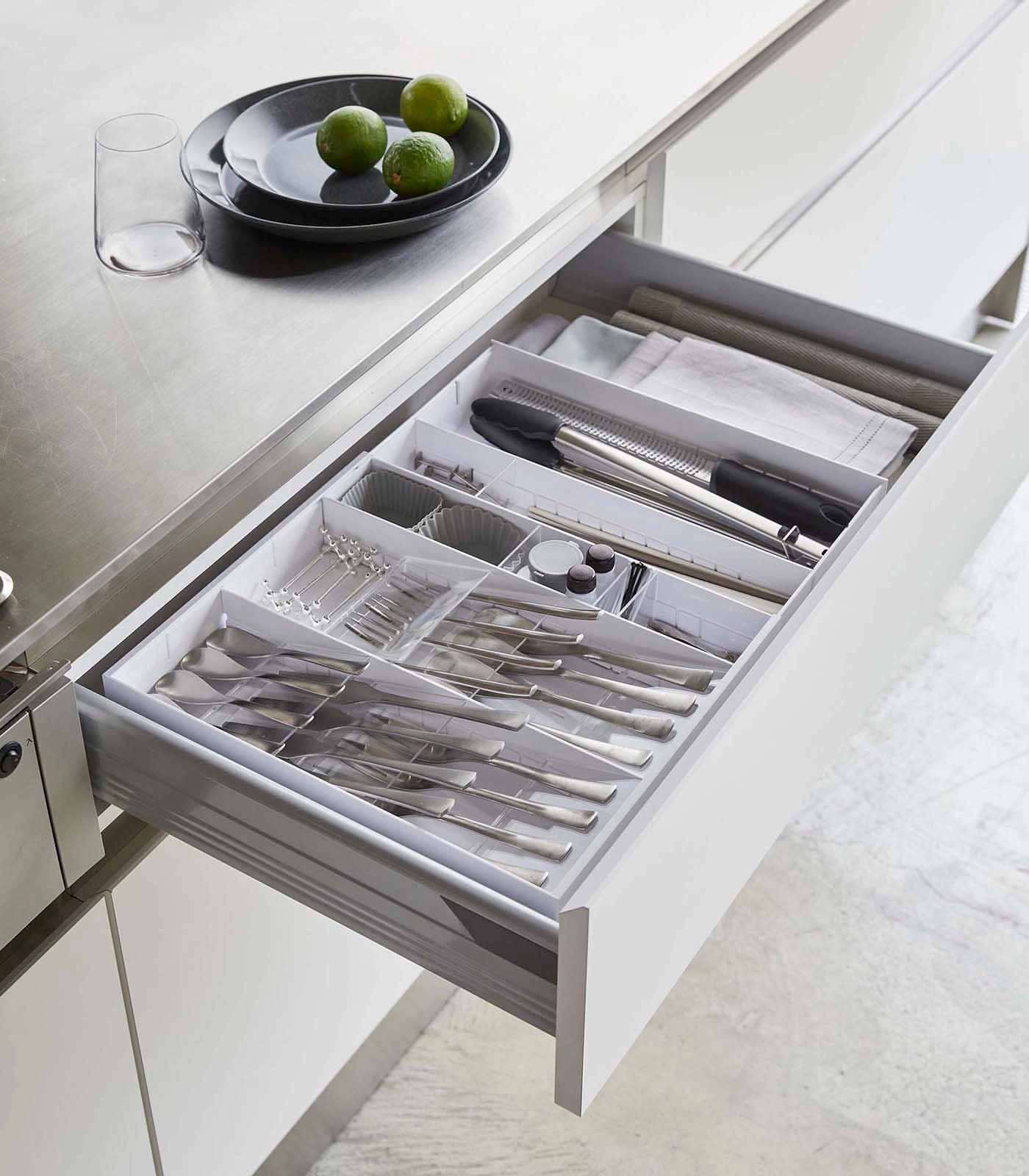 Yamazaki Home Large Expandable Cutlery Organizer