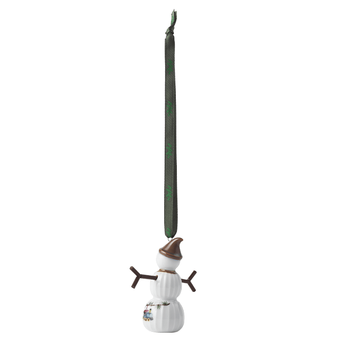 Kähler Hammershøi Christmas Hanging Snowboy, H: 2.8"