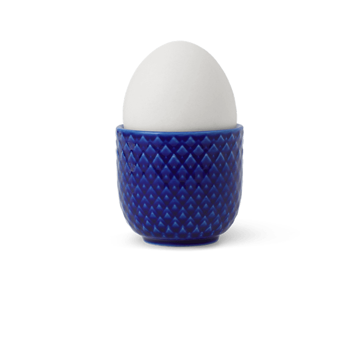 Lyngby Porcelæn Rhombe Color Egg Cup, H: 1.8"