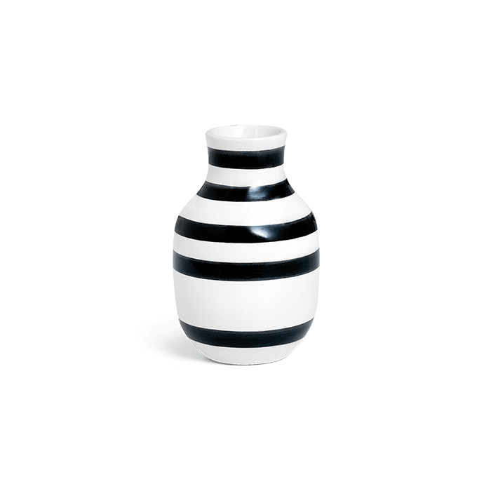 Kähler Omaggio Vase, Black