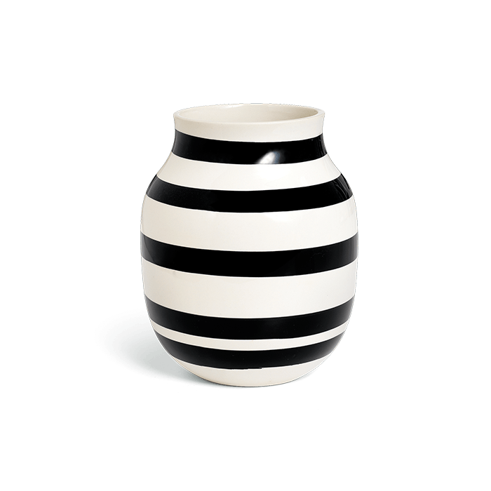 Kähler Omaggio Vase, Black