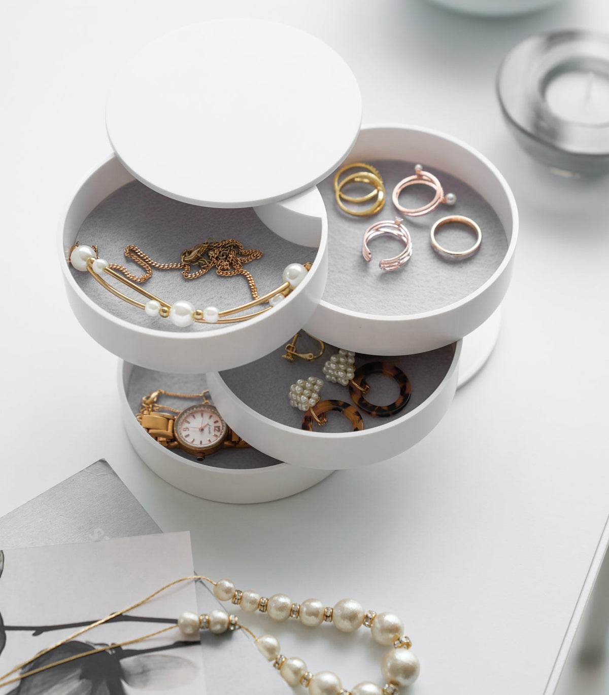 Stacked Jewelry Organizer