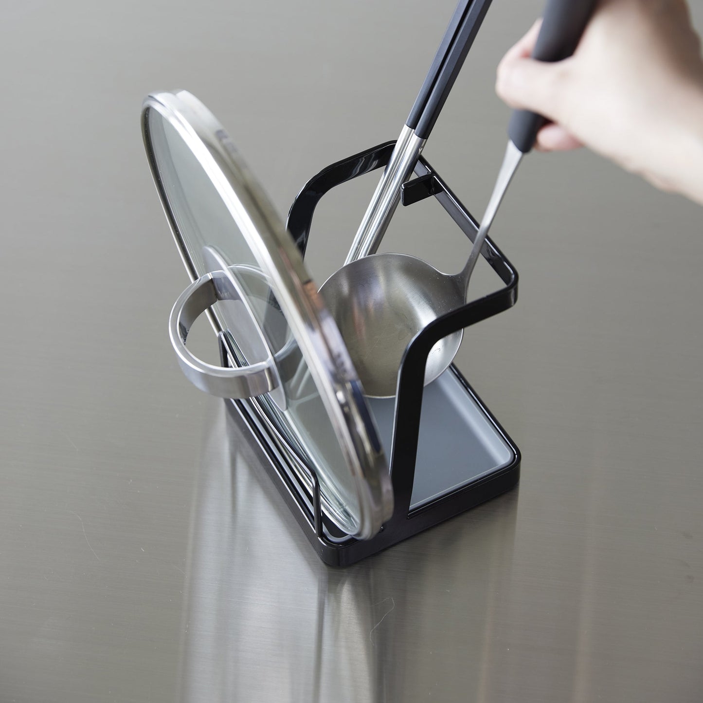 Yamazaki Home Large Lid and Ladle Stand