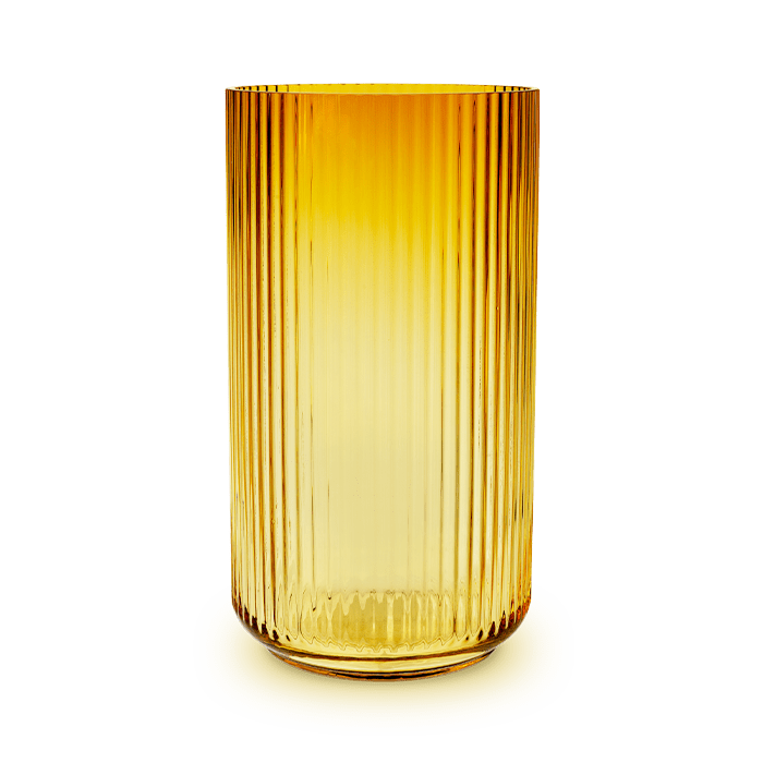 Lyngby Porcelæn Vase, Amber