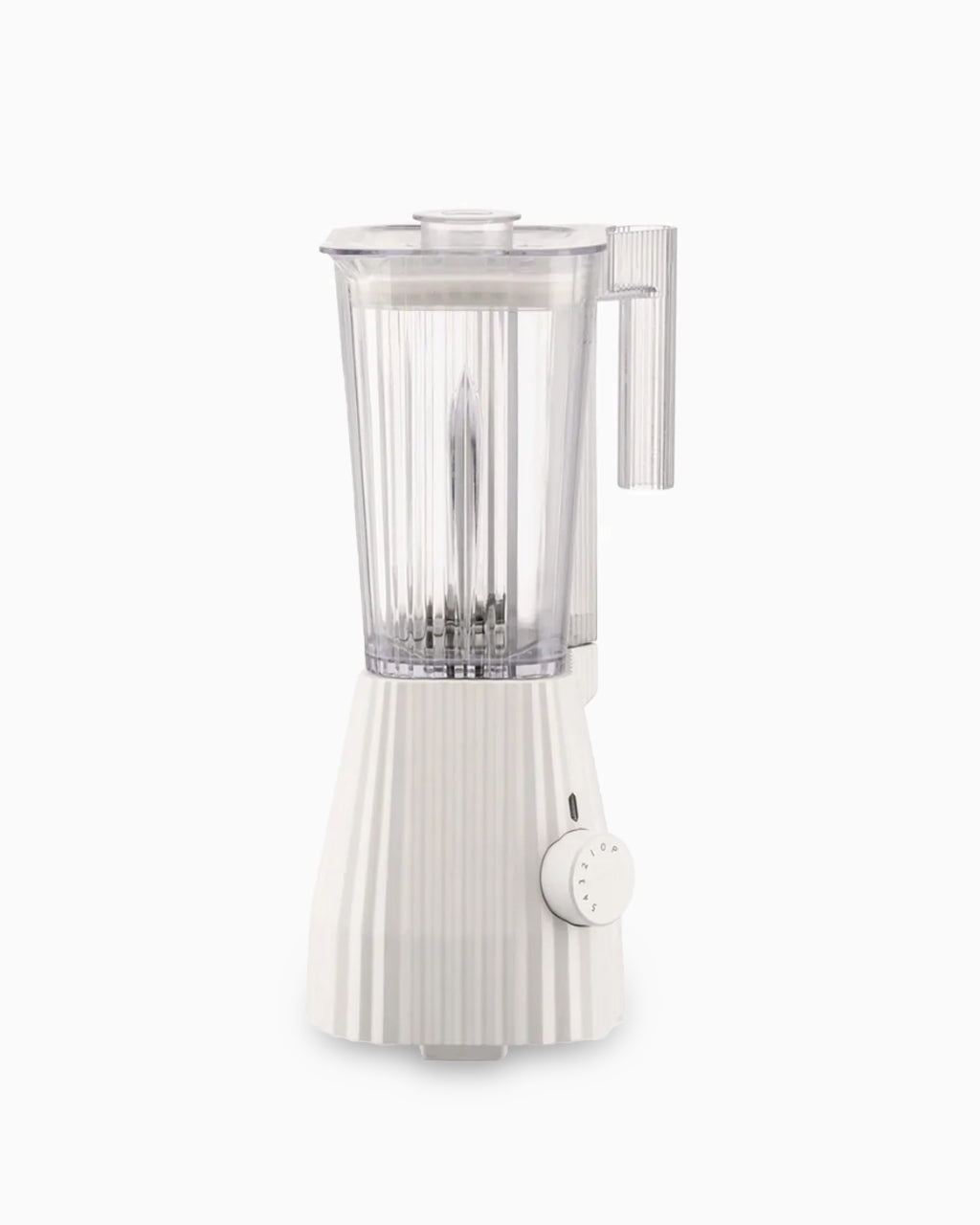 ALESSI Plissé Electric Blender in White