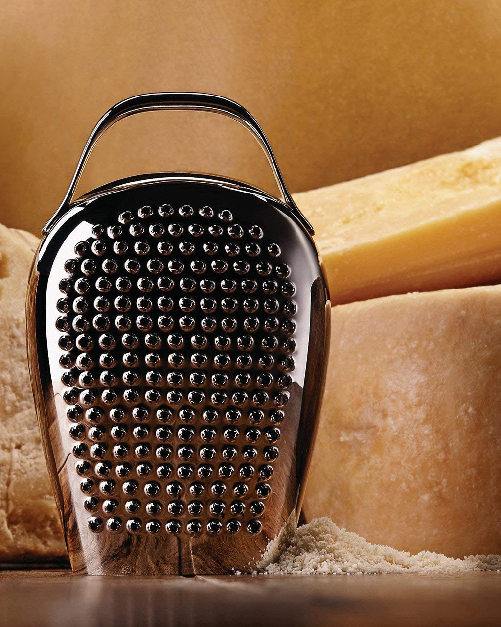 Alessi Birillo Cheese Grater on Kitchen Counter