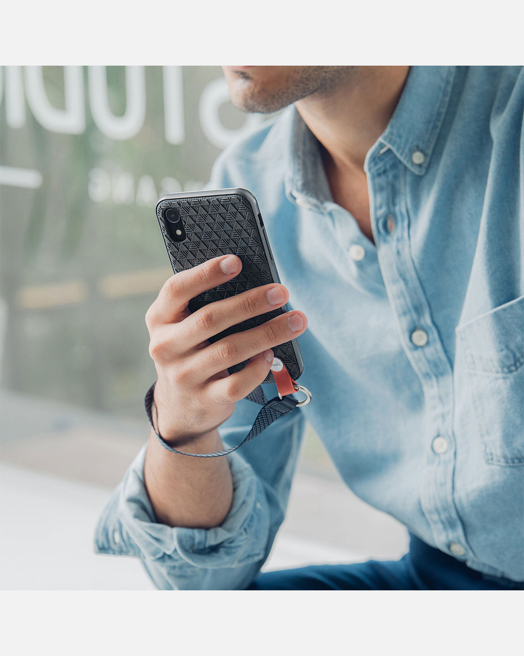 Moshi Altra Slim Hardshell Phone Case with Strap for iPhone XR