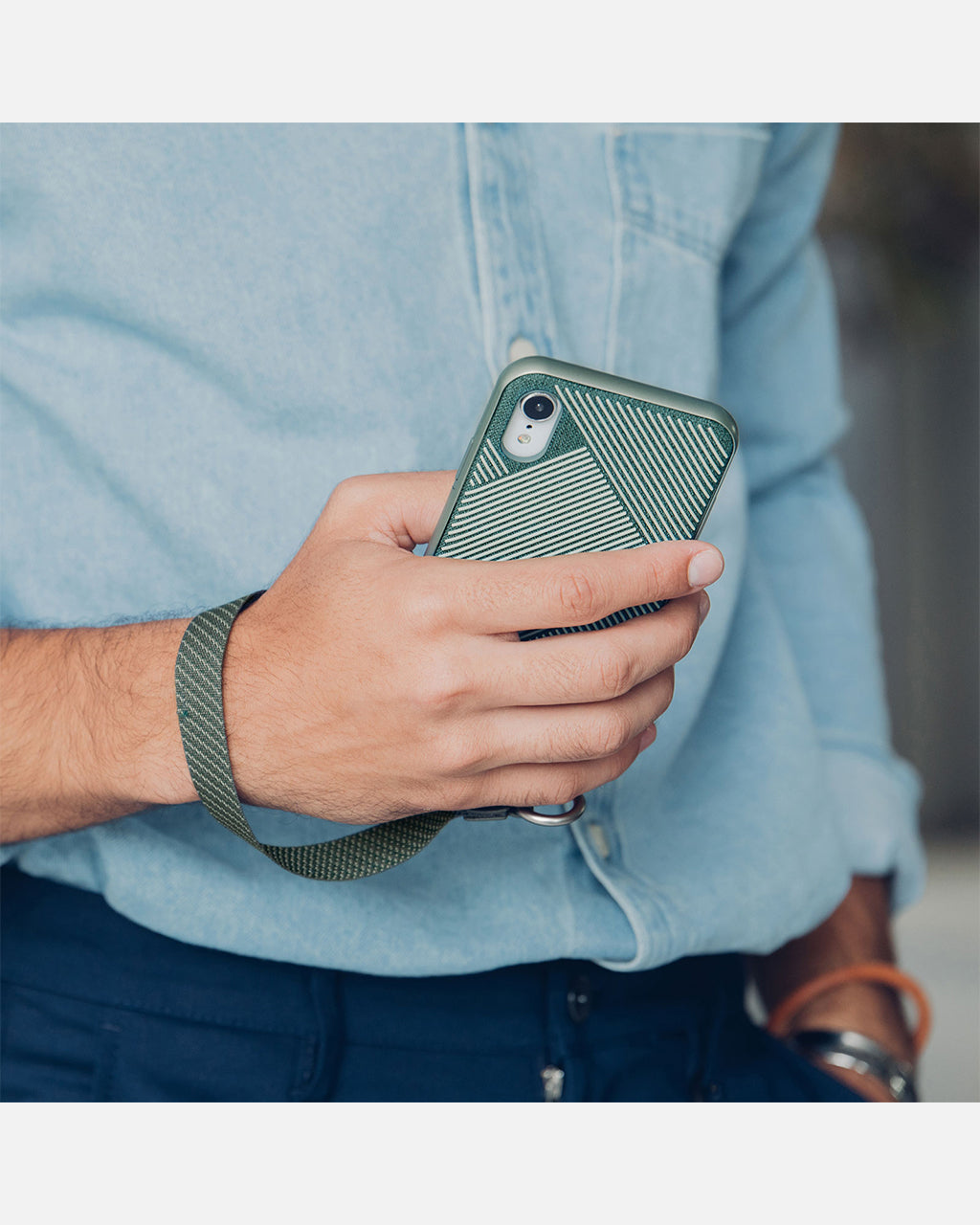 Moshi Altra Slim Hardshell Phone Case with Strap for iPhone XR