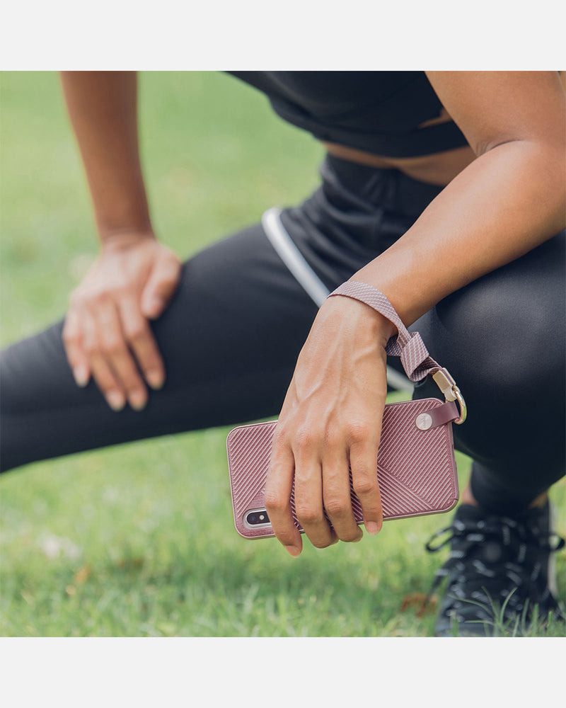 Moshi Altra Slim Hardshell Phone Case with Strap for iPhone XS MAX | Pink
