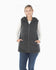 Soft Sherpa High-low Hooded Vest With Pockets