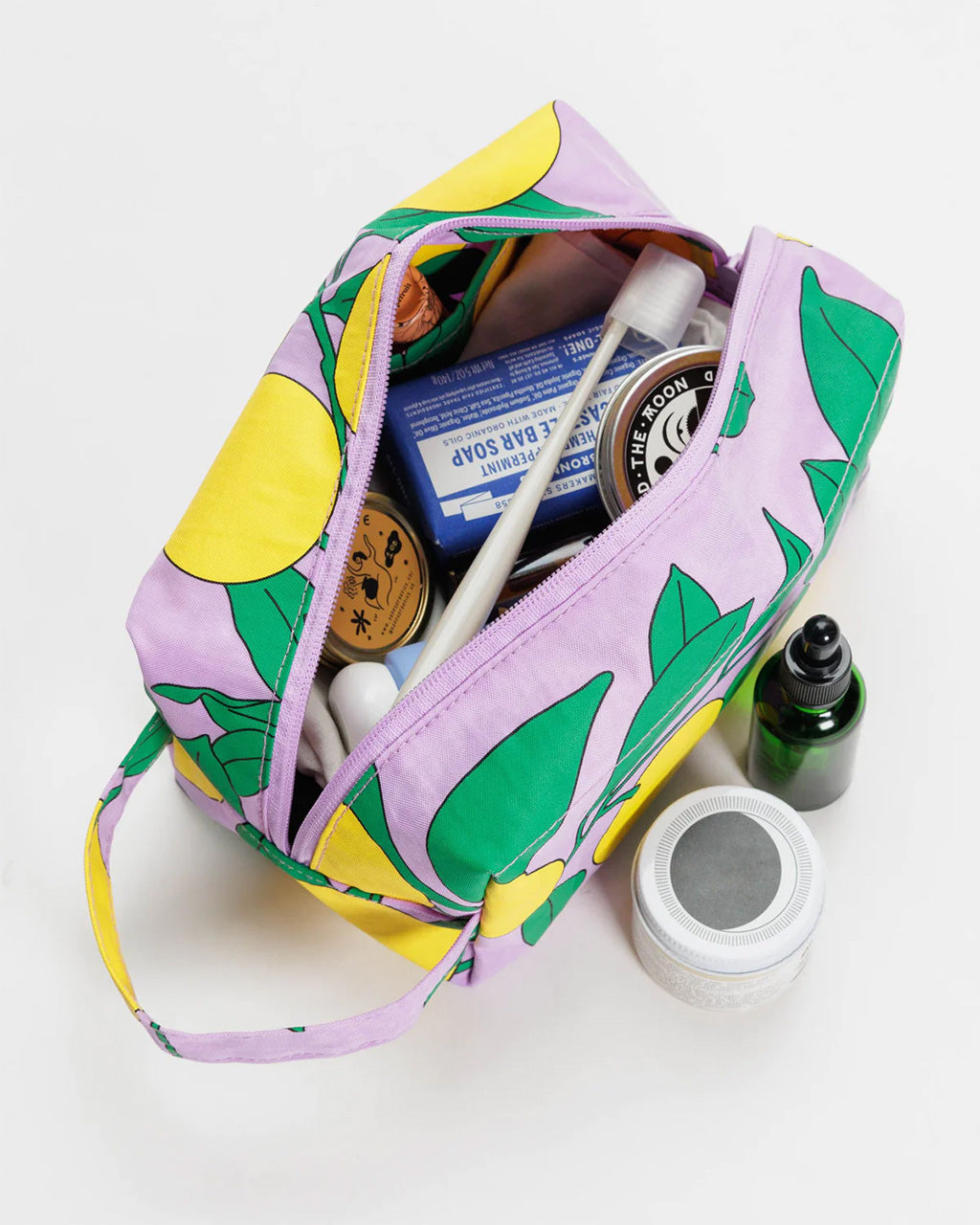 Baggu Dopp Kit with zip top closure | Lemon Tree