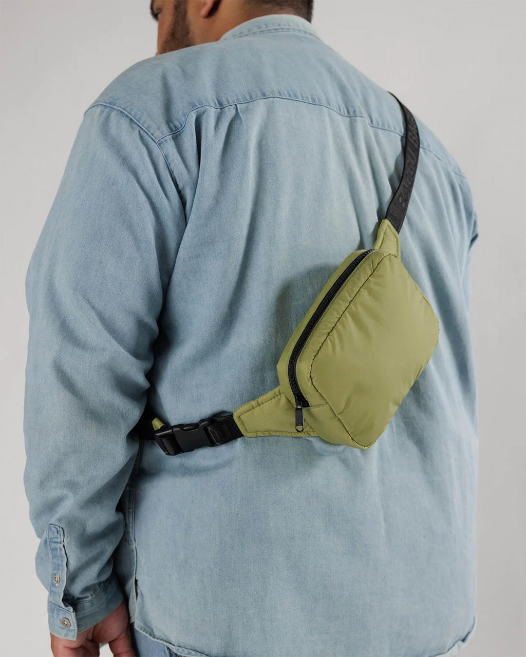 Baggu Puffy Fanny Pack with adjustable strap | Pistachio