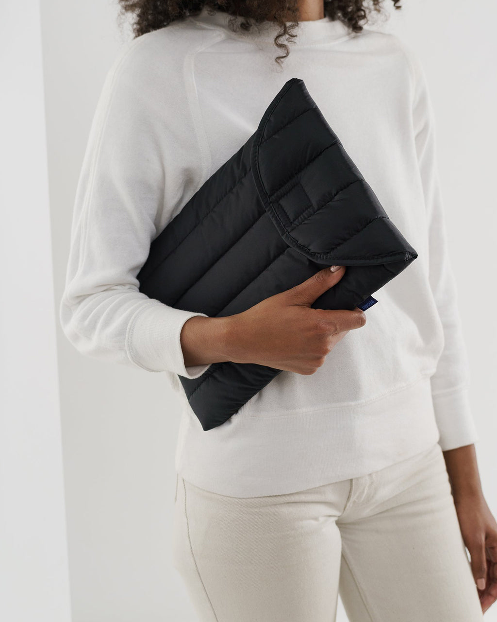 Baggu Puffy Laptop Sleeve 16in | Black