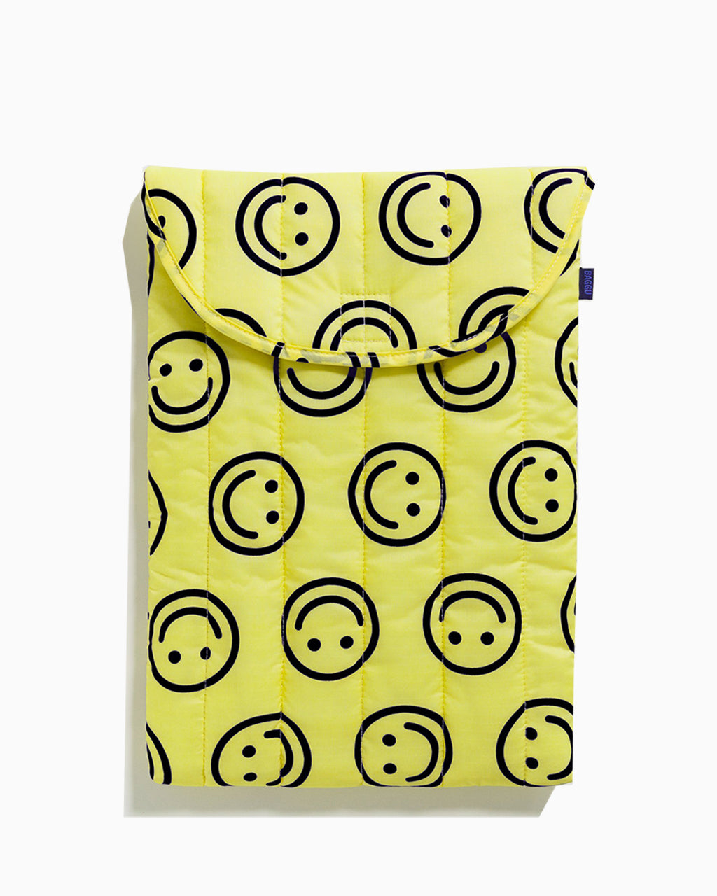 Baggu Puffy Laptop Sleeve 16in | Yellow Happy
