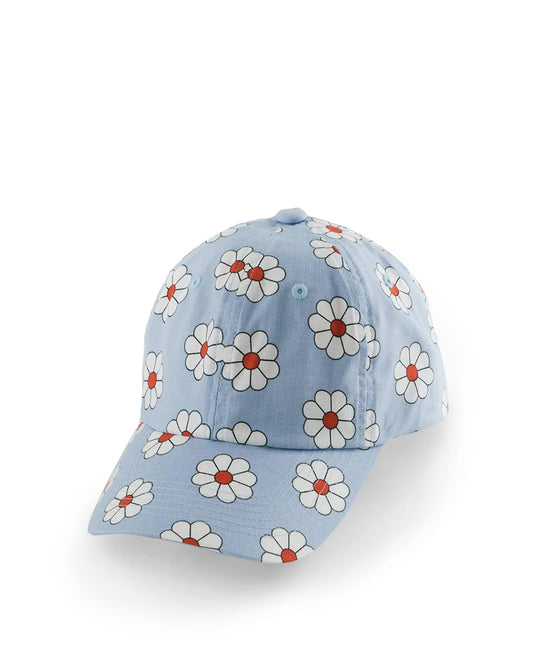 Baggu Baseball Cap in Blue Daisy