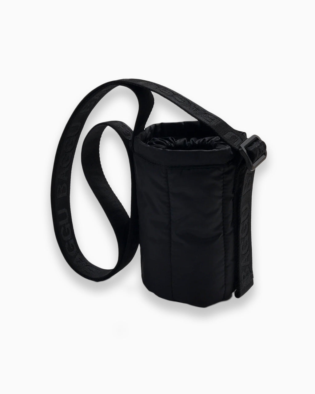 Baggu Puffy Water Bottle Sling in Black | Black