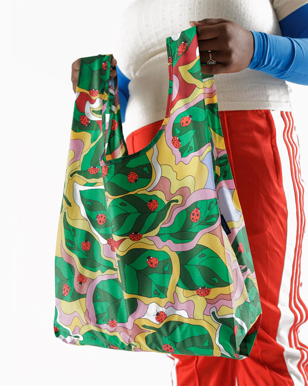 Baggu Standard Reusable Bag holding capacity