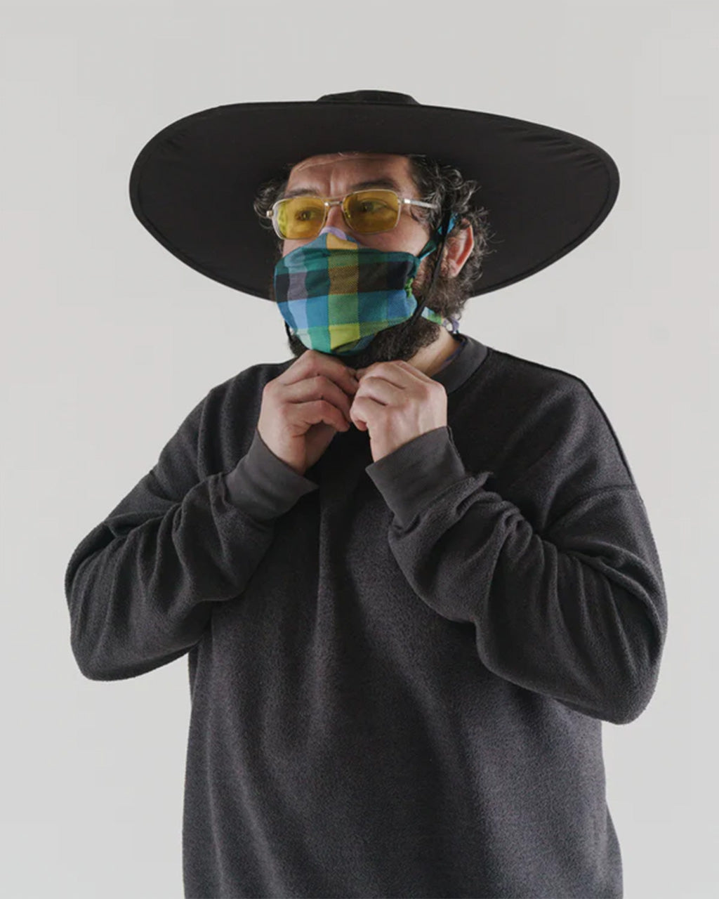 Baggu packable sun hat black Clearance