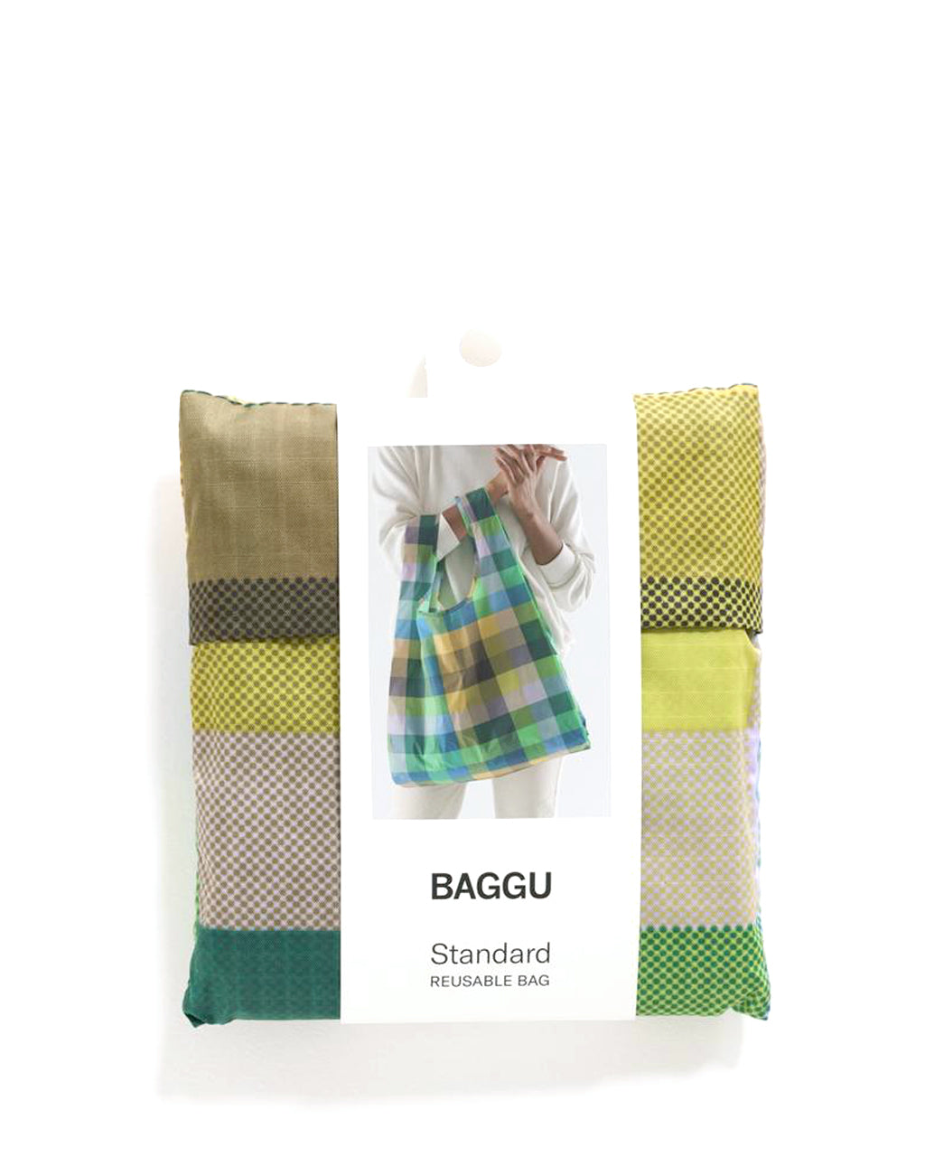 Baggu Standard Reusable Bag with its flat pouch