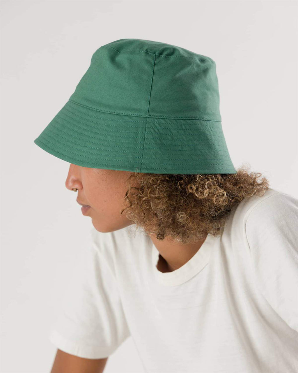 Baggu Bucket Hat on model | Eucalyptus