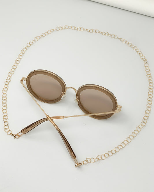 30" Gold Chain Face Cover Lanyard / Glasses Chain