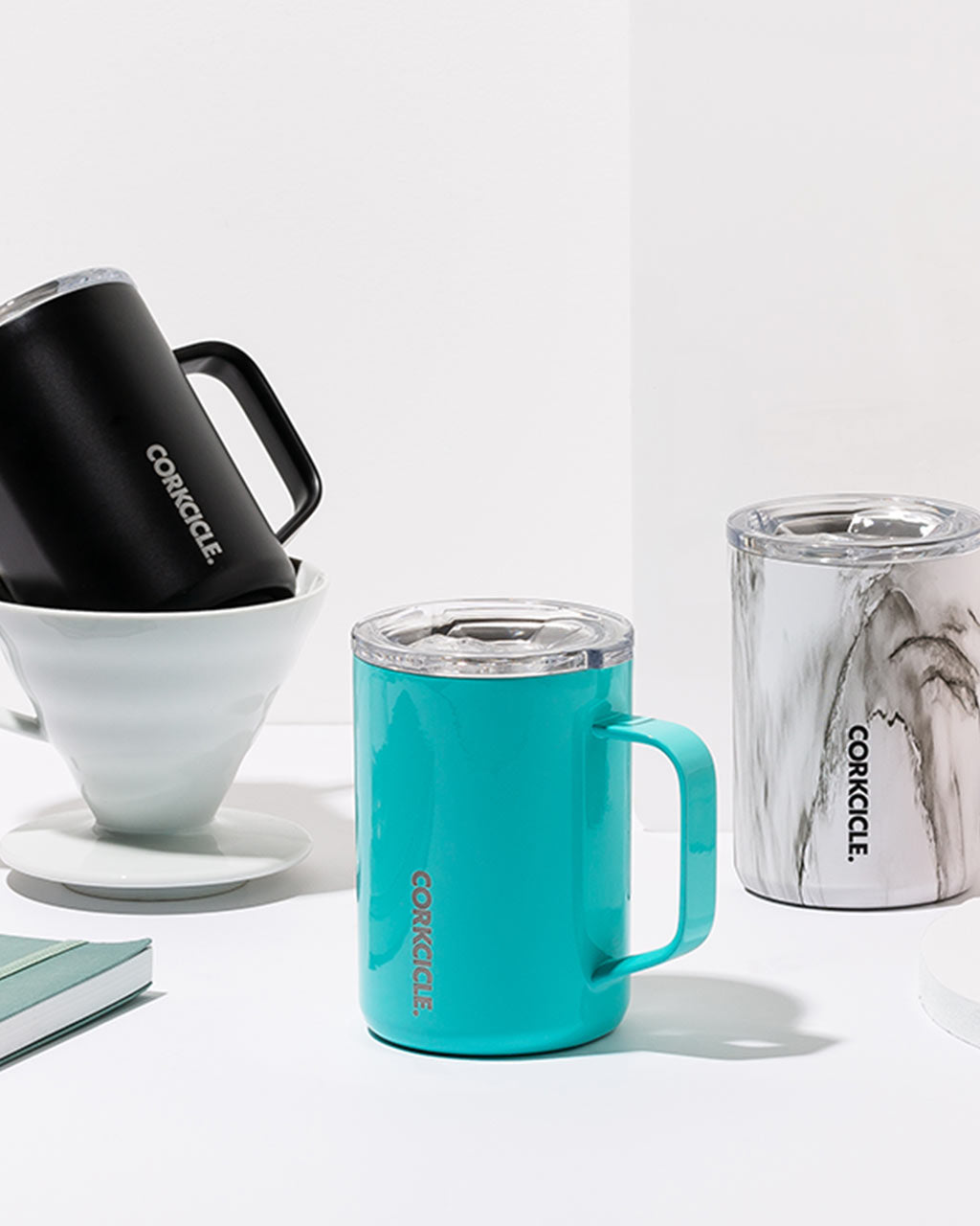 Corkcicle Stainless Steel Triple-Insulated Nebula Coffee Mug