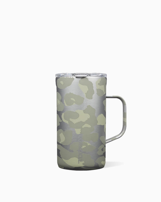 Corkcicle Origins Coffee Mug 22oz | Snow Leopard