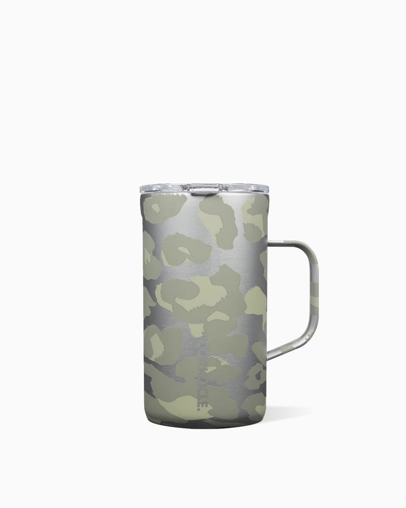 Corkcicle Origins Coffee Mug 22oz | Snow Leopard