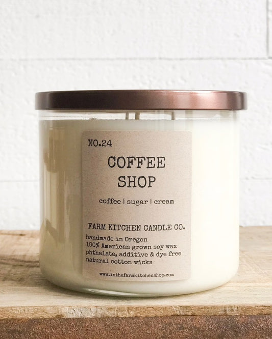 Farm Kitchen Coffee Shop Soy Candle