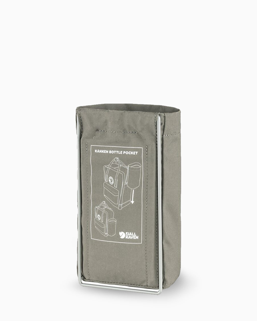 Fjallraven Kanken Bottle Pocket | Fog