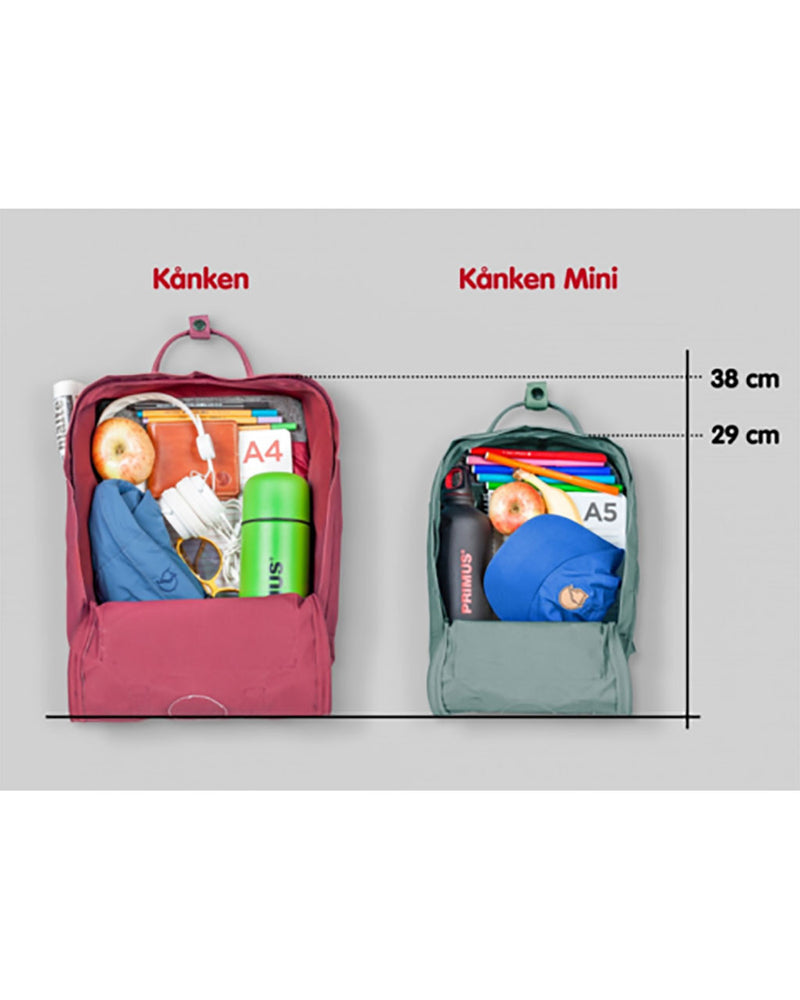 dark gray kanken mini backpack Fjallraven Kanken Mini Backpack: Iconic Design Meets Functional Style – BrandsWalk