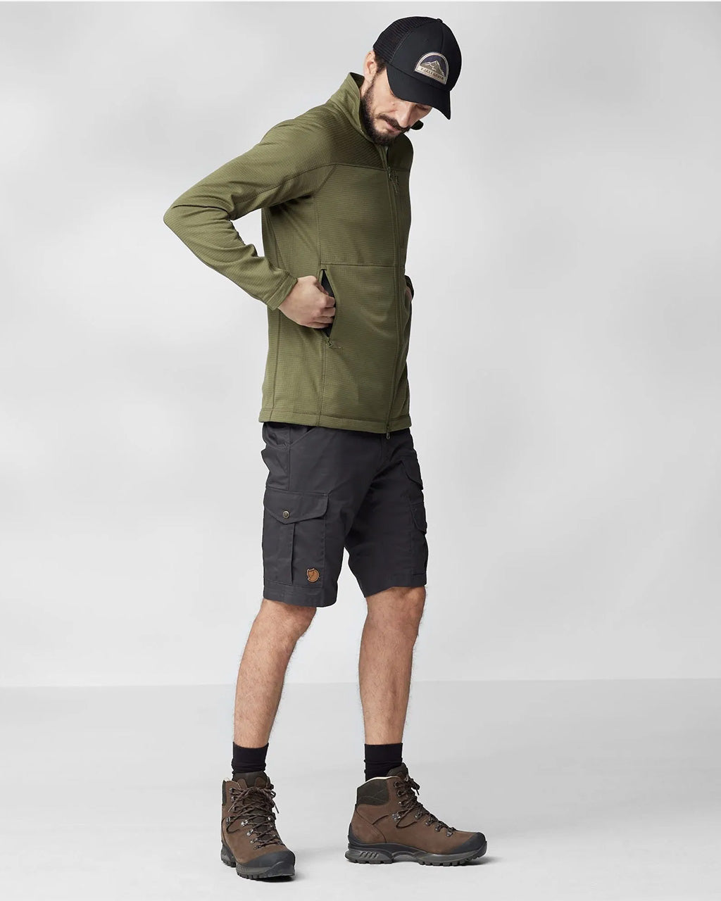 Fjallraven-Mens-Abisko-Lite-Fleece Wearing