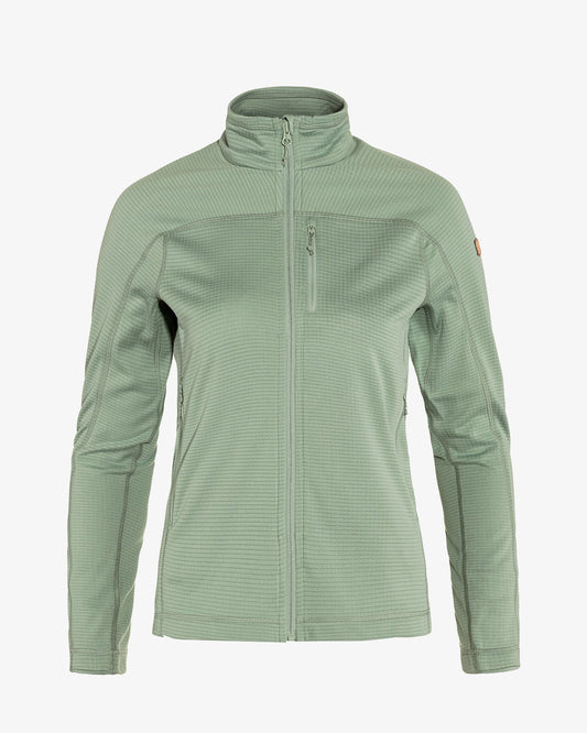Fjallraven Women's Abisko Lite Fleece Jacket | Misty Green