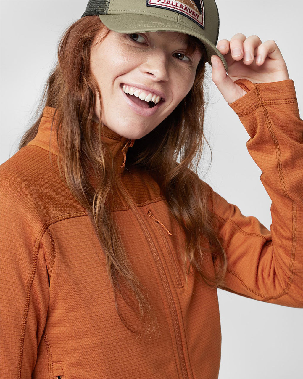 Fjallraven Women's Abisko Lite Fleece Jacket | Orange