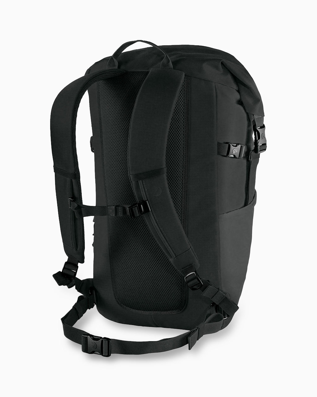 Back View of Fjallraven Ulvo Rolltop 30L Backpack | Black