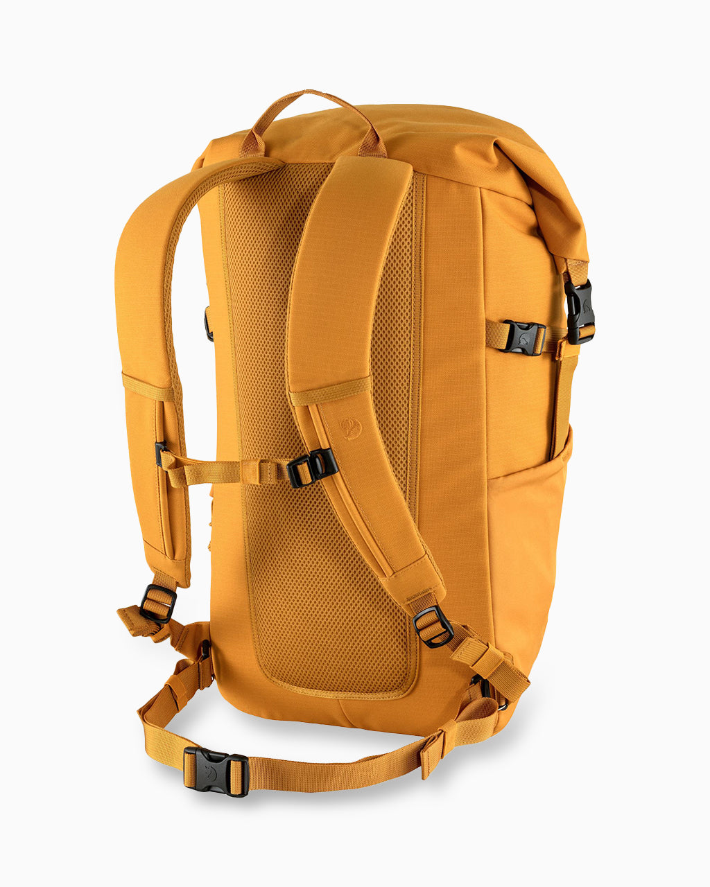 Back View of Fjallraven Ulvo Rolltop 30L Backpack | Red Gold