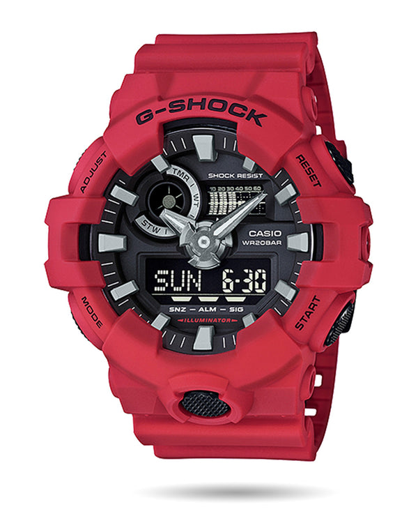 G-Shock Analog Digital Watch GA700-4A Red