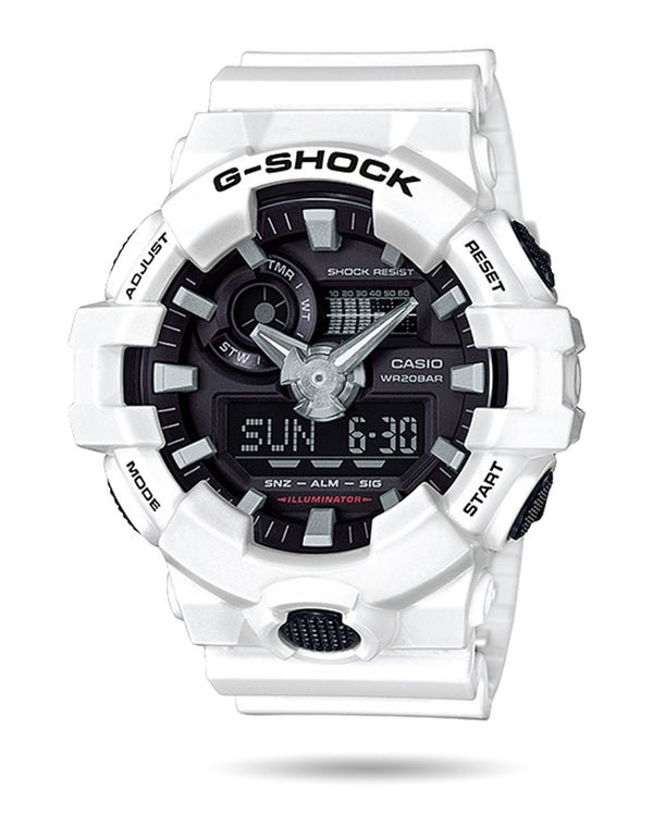 G-Shock Analog Digital Watch GA700-7A White