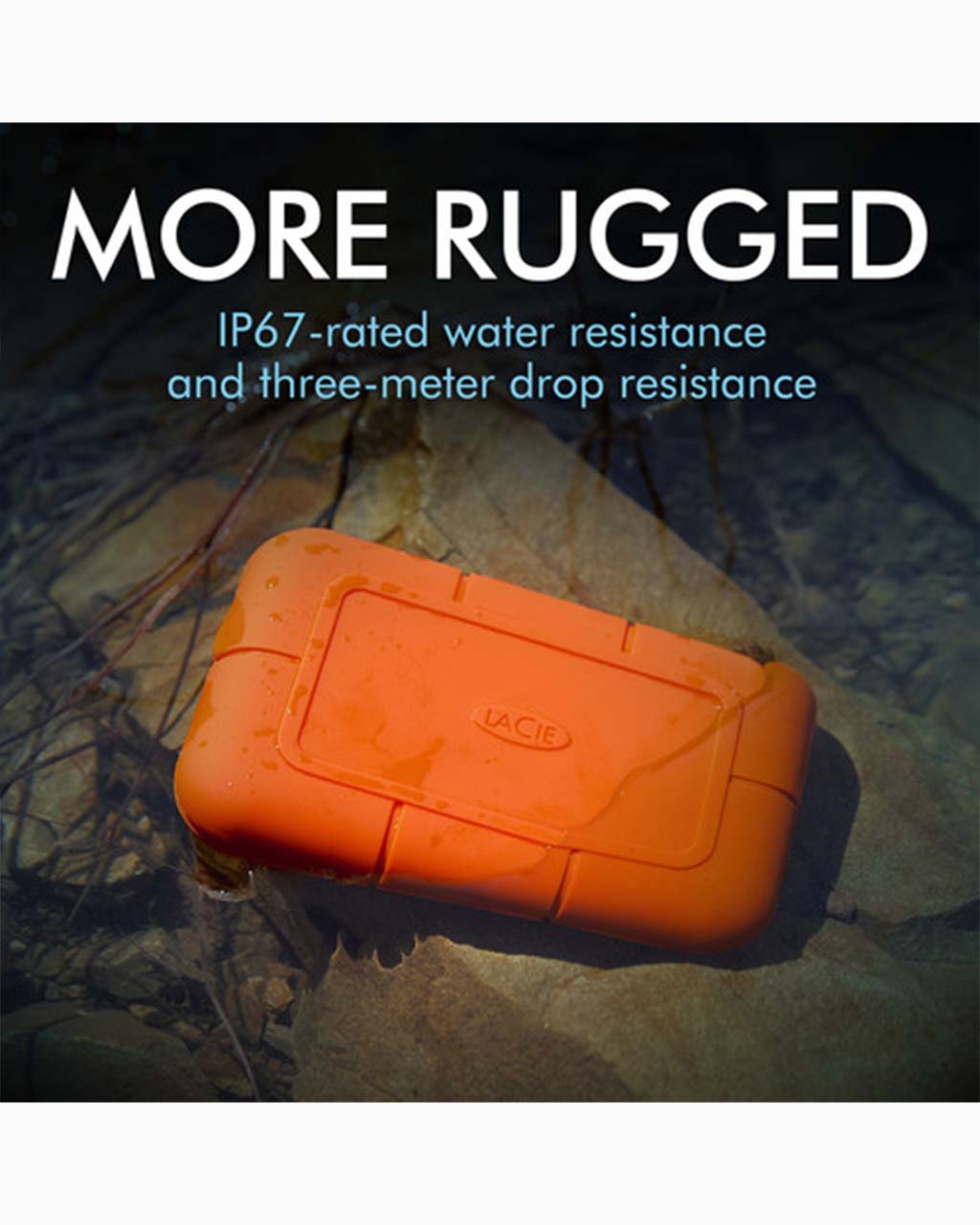 LaCie 2TB Rugged USB 3.2 Gen 2 Type-C External SSD Additional Info