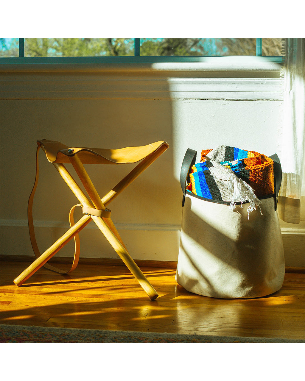 Hunker Goods Leather Camp Chair