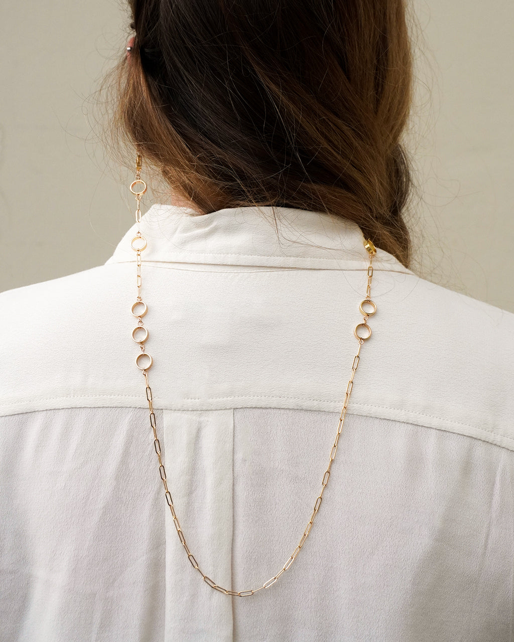 28" Thick O Rings Face Cover / Glasses Chain