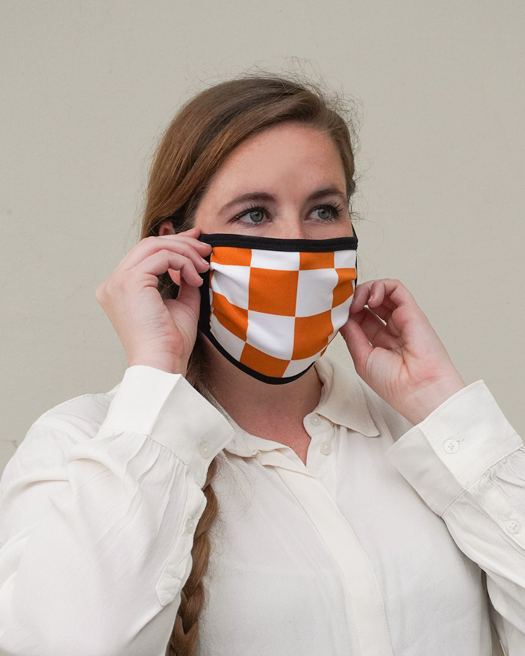 | Orange Checkered